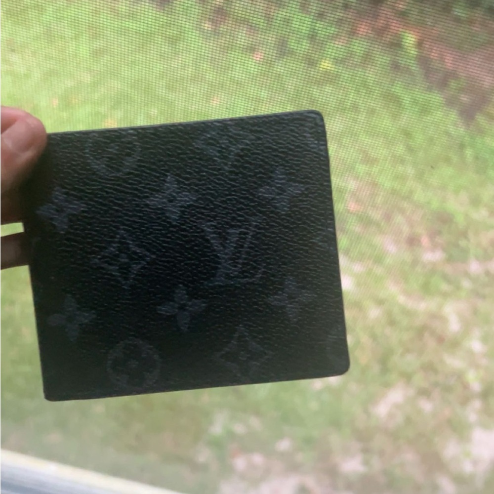 Louis Vuitton Black Monogram Slim Card Sleeve